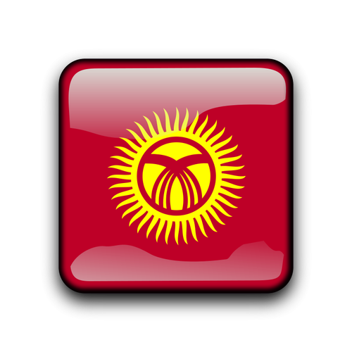 Bendera Kirgizstan vektor