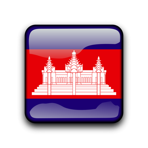 Vlag van Cambodja vector
