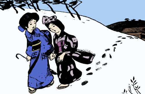 Irmãs de quimono