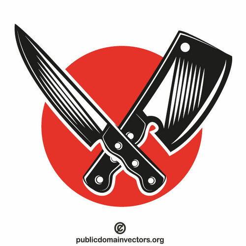 Konsep logo toko butcher