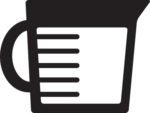 Measuring cup icon