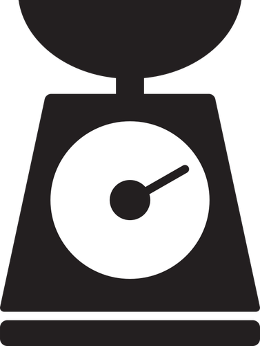 Pictogram van de schaal van de keuken