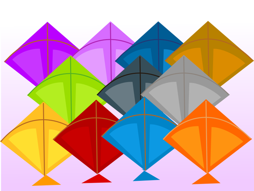 凧のベクトル描画