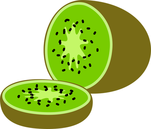 Grün kiwi