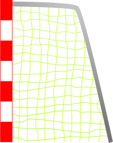 Soccer goal vector drawing