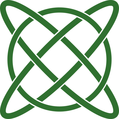 Vektor-Bild des Atom-Pfades zu unterzeichnen, in einem Kreis