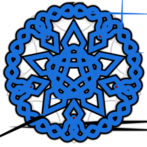 Stricken-Dekoration-Vektor-Bild