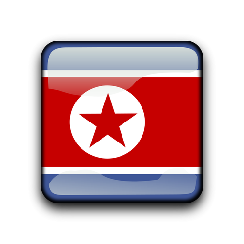 Vector bandera de Corea del norte