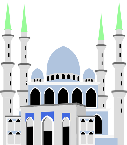 Dibujo vectorial de Sultán Ahmad Shah Mosque