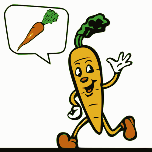 Cartoon carrot image