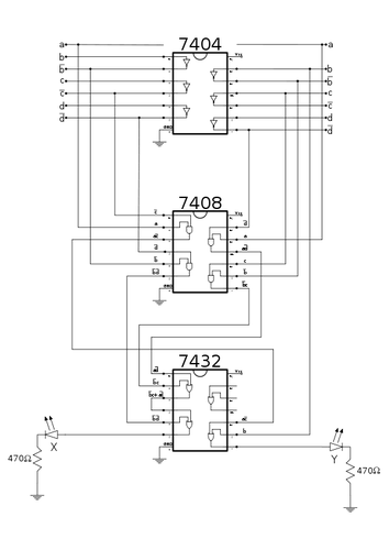 Calculator digital circuit de desen vector