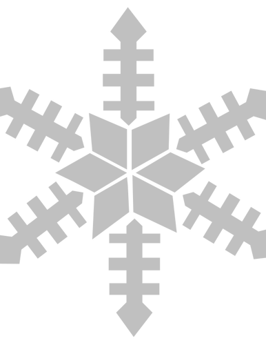 Snøfnugg vector illustrasjon