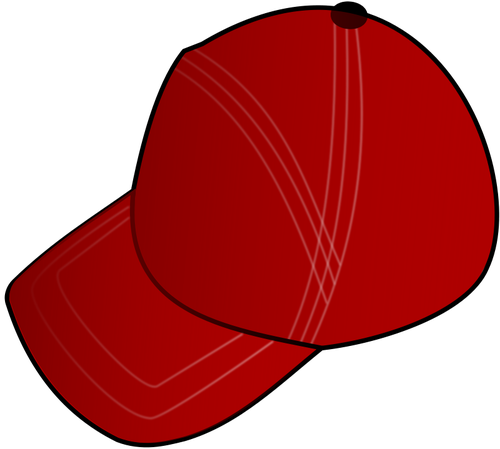 Imagen vectorial de gorra roja