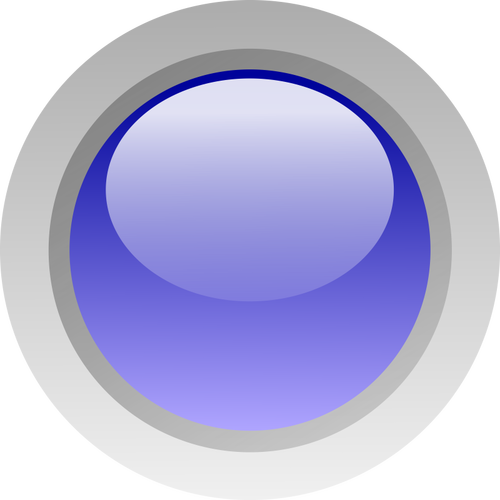 Image vectorielle de doigt taille bouton bleu