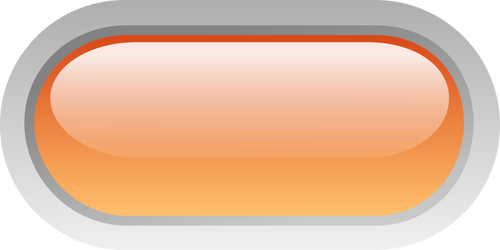 ピル形オレンジ色のボタン ベクター グラフィックス