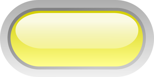 ピル形の黄色のボタンのベクトル図