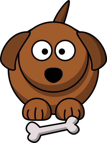 Cartoon hond vector afbeelding