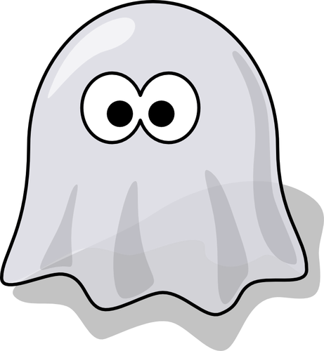 Cartoon ghost-vector image