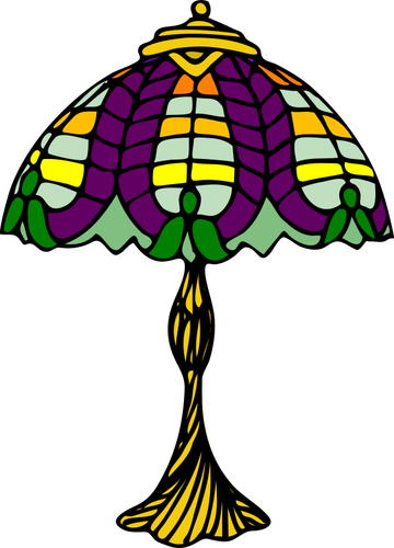 Farbige Lampe