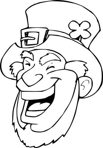 Laughing leprechaun image