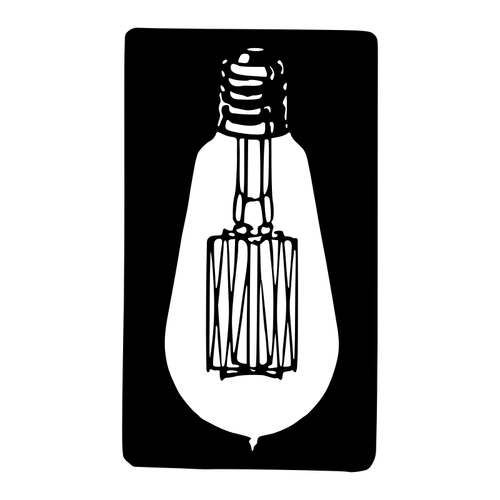 Imagem antiga da lâmpada