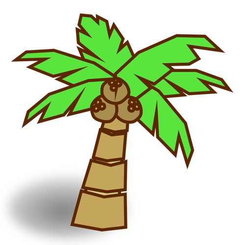 Coconut tree symbol