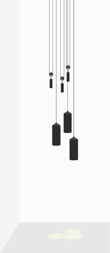 ハンギング装飾的なライト ベクトル クリップ アート