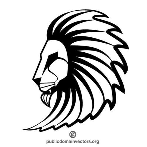 Lion vektor ClipArt