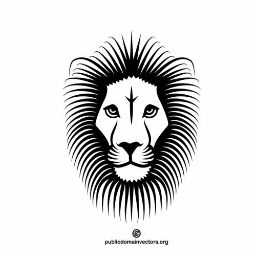 Lion vzorníku vektorové umění