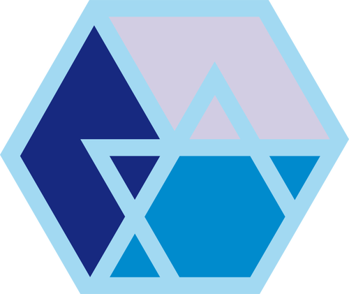 Logo vector azul