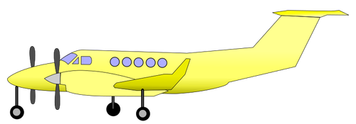 노란 비행기 이미지