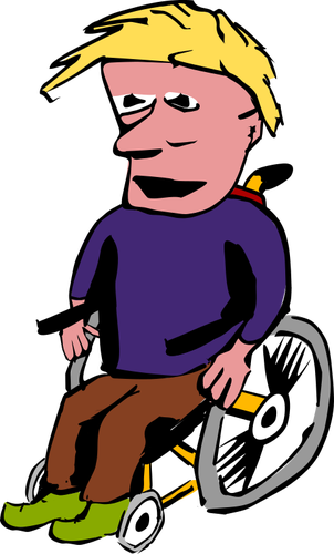 Man in wheelchair