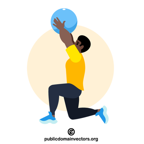 Exercícios com uma bola