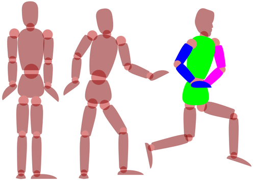 Exercício de figuras humanas