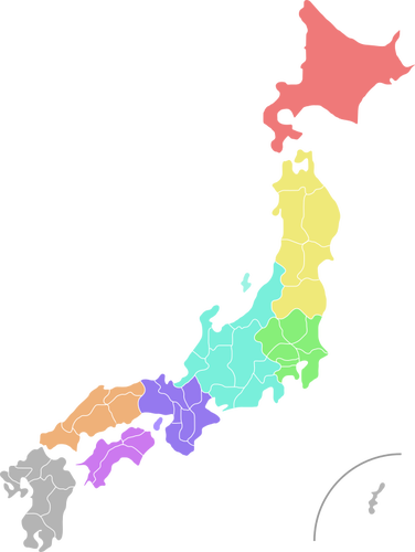 Mapa de Japón