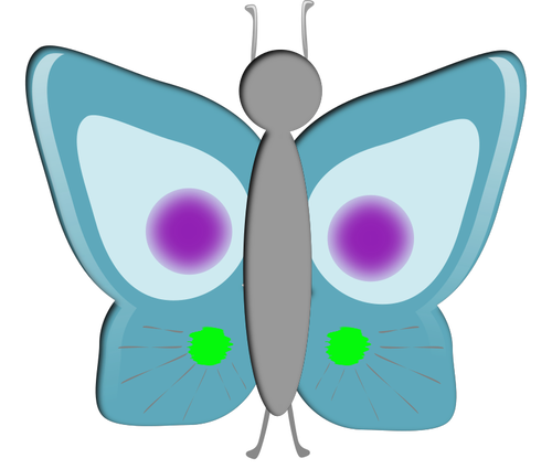 Blue butterfly image