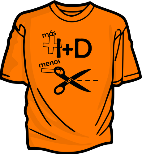 Camiseta naranja