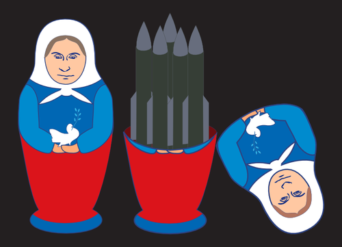 Moderne Russian Doll vektorgrafikk