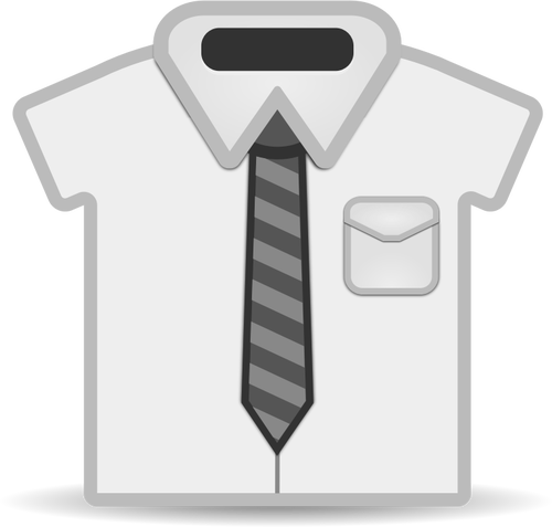 Hemd und Krawatte-Symbol