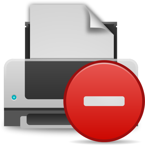 Printer error icon