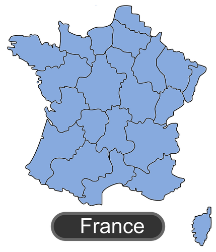 Mapa de Francia