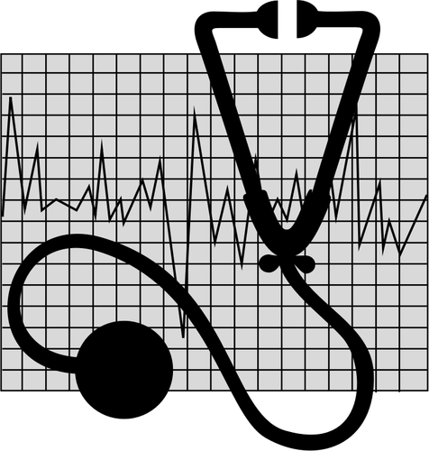 Medical chart silhouette