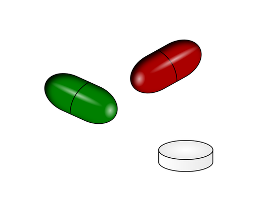 Bilden av medicinering piller