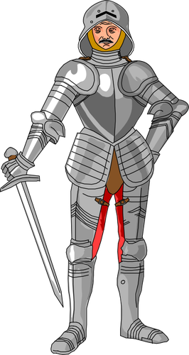 Abad pertengahan ksatria dalam baju besi