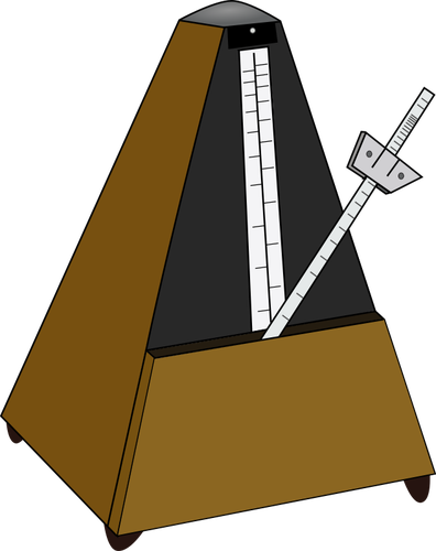 Metronome vector drawing