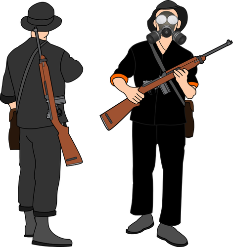 Two soldiers