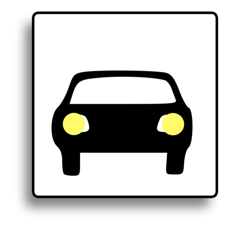 Coche icono vector de la imagen