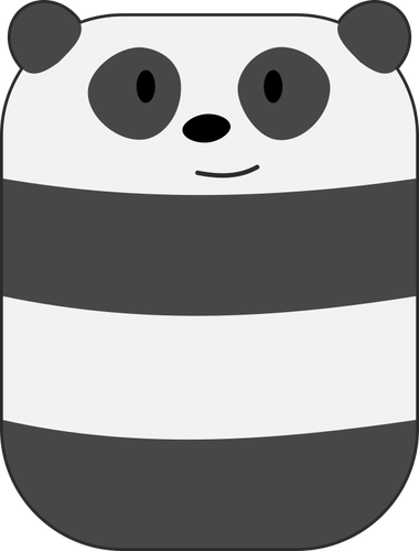 Panda souriant