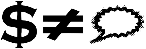 Illustration formule de monnaie dollar