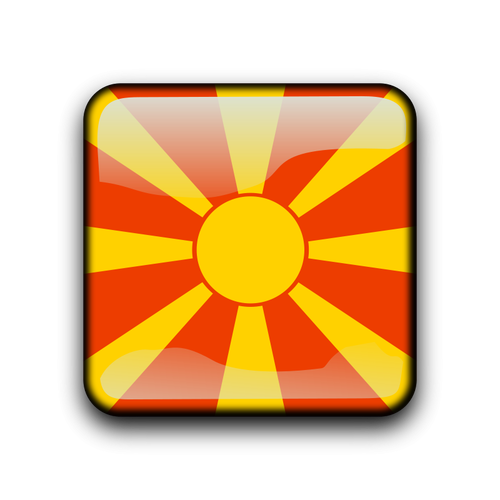 マケドニアの旗のベクトル